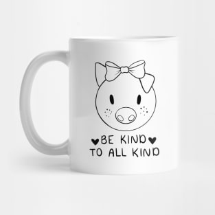 Be Kind To All Kind | Line Art Design Mug